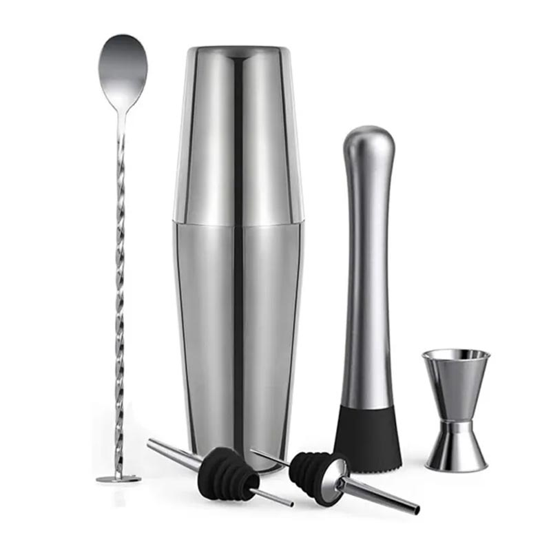 Vosco VSC-600B 6 Parça Boston Shaker Kokteyl Seti, 750 ml
