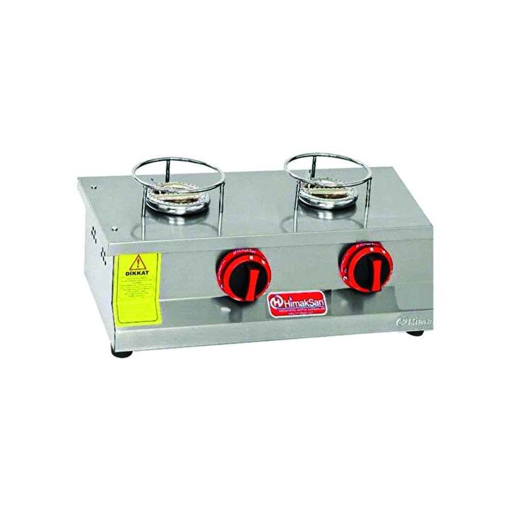 Himaksan HMK-KNFOG 2 Set Üstü 2 Gözlü Künefe Ocağı Doğalgazlı 50X28X18 cm