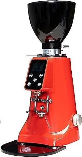Vosco VAF-68 Dozaj Ayarlı Tam Otomatik Kahve Değirmen kırmızı