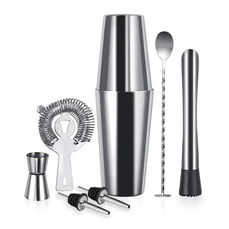 Vosco VSC-700B 7 Parça Boston Shaker Kokteyl Seti, 750 ml