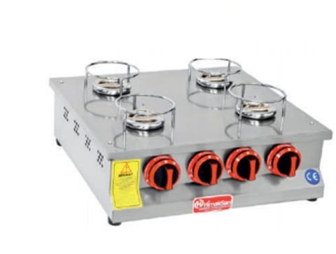 Himaksan HMK-KNFOGK 4 Set Üstü 4 Gözlü Kare Künefe Ocağı Doğalgazlı 50x50X18 cm