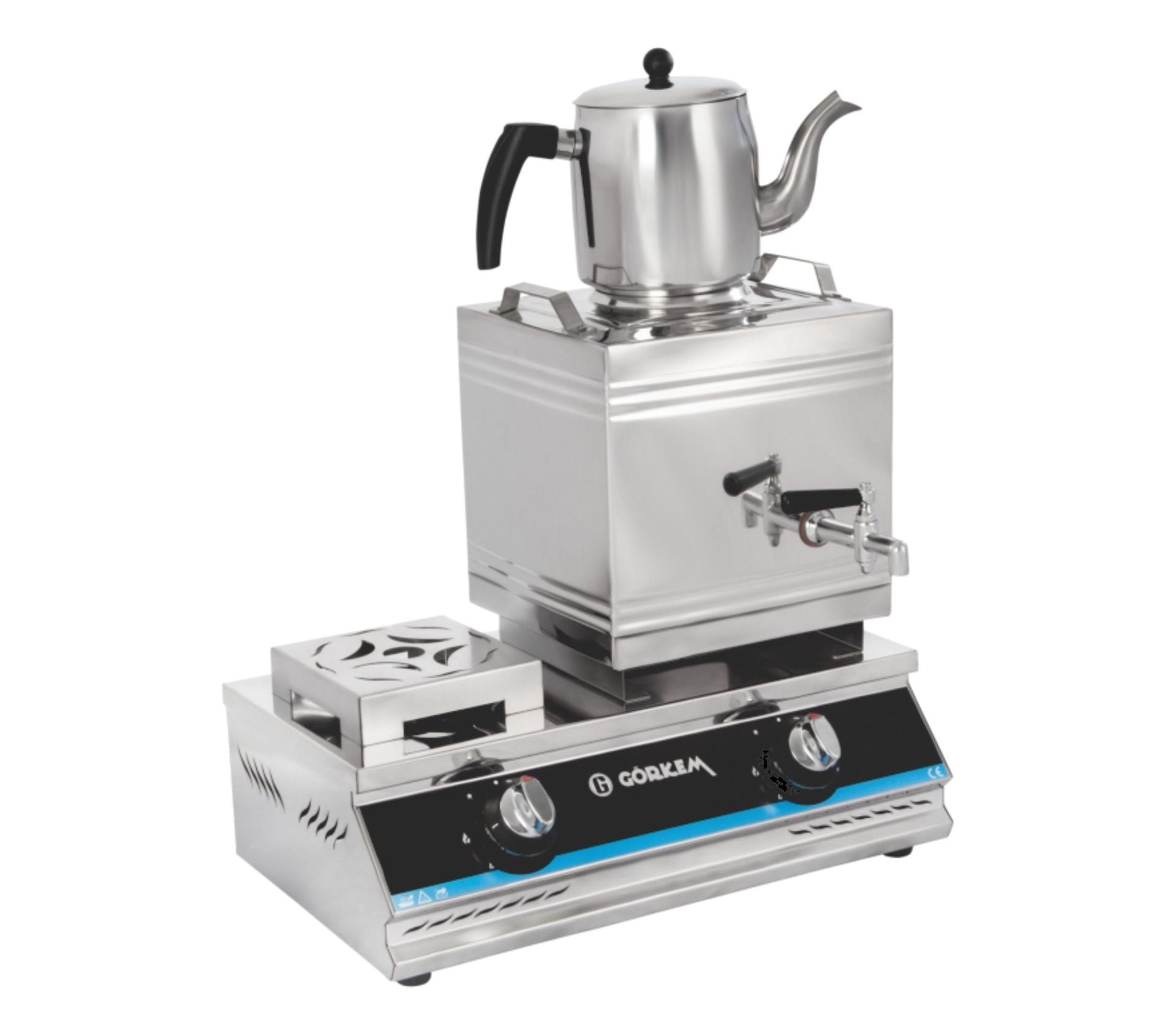 Görkem GCK 15 Çay Kazanı Tek Demlikli Ocaklı LPG'li 117