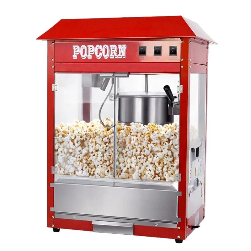 Vosco VZA-803 Set Üstü Otomatik Patlamış Mısır Makinesi, 51x35x68 cm