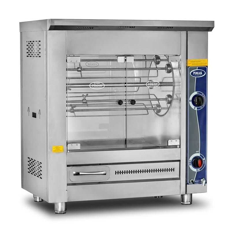 Pimak Tamburlu Set Üstü Piliç Makinesi, 20 Piliç Kapasiteli, Elektrikli