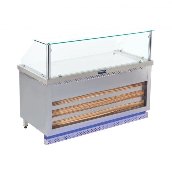 Görkem 150 cm Tezgah Tipi Böreklik Elektrikli Camlı 962