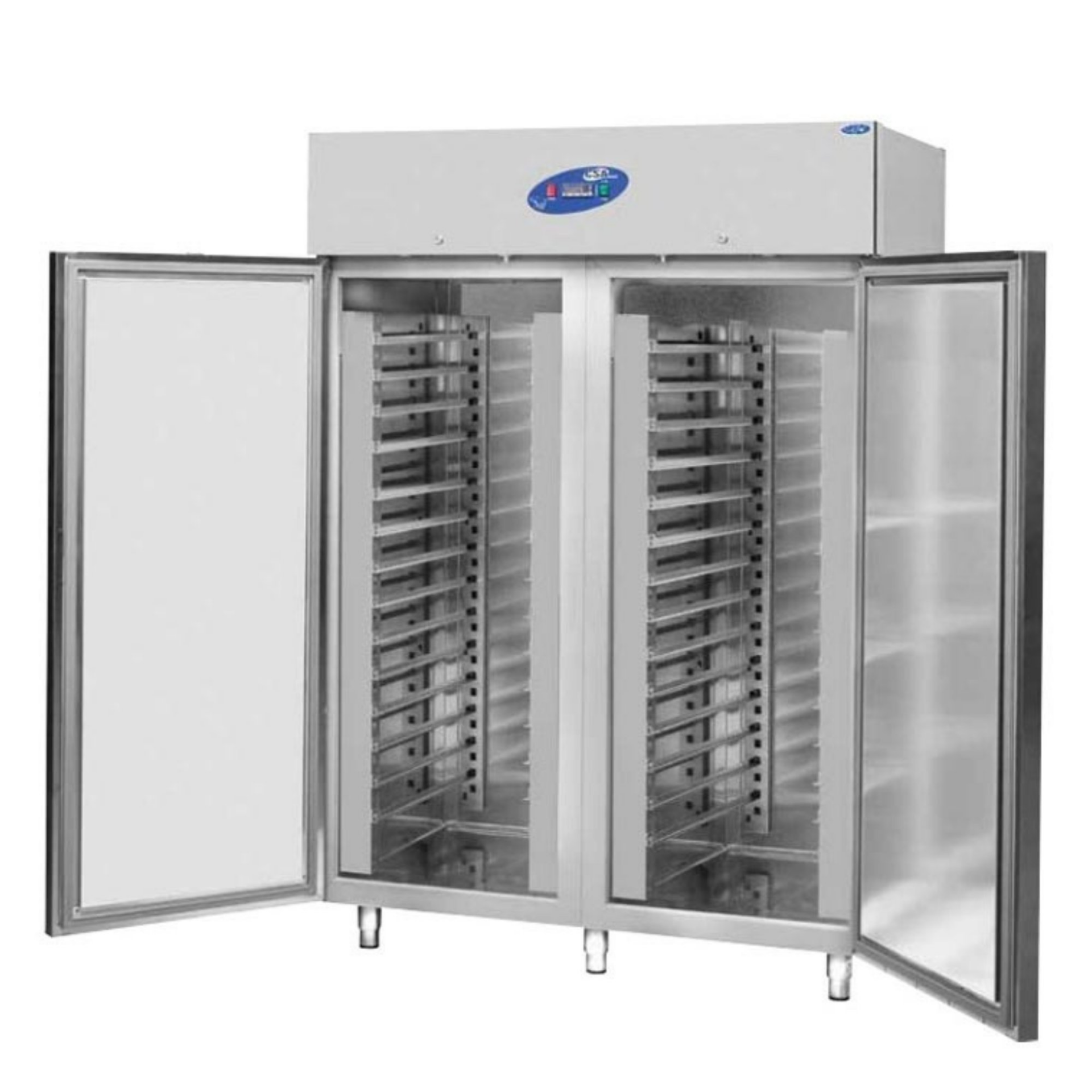 CSA Dik Tip Statik Hamur Dinlendirme Dolabı 2 Kapılı 140x81x207 Cm CS.DBNK.1400.ST.T