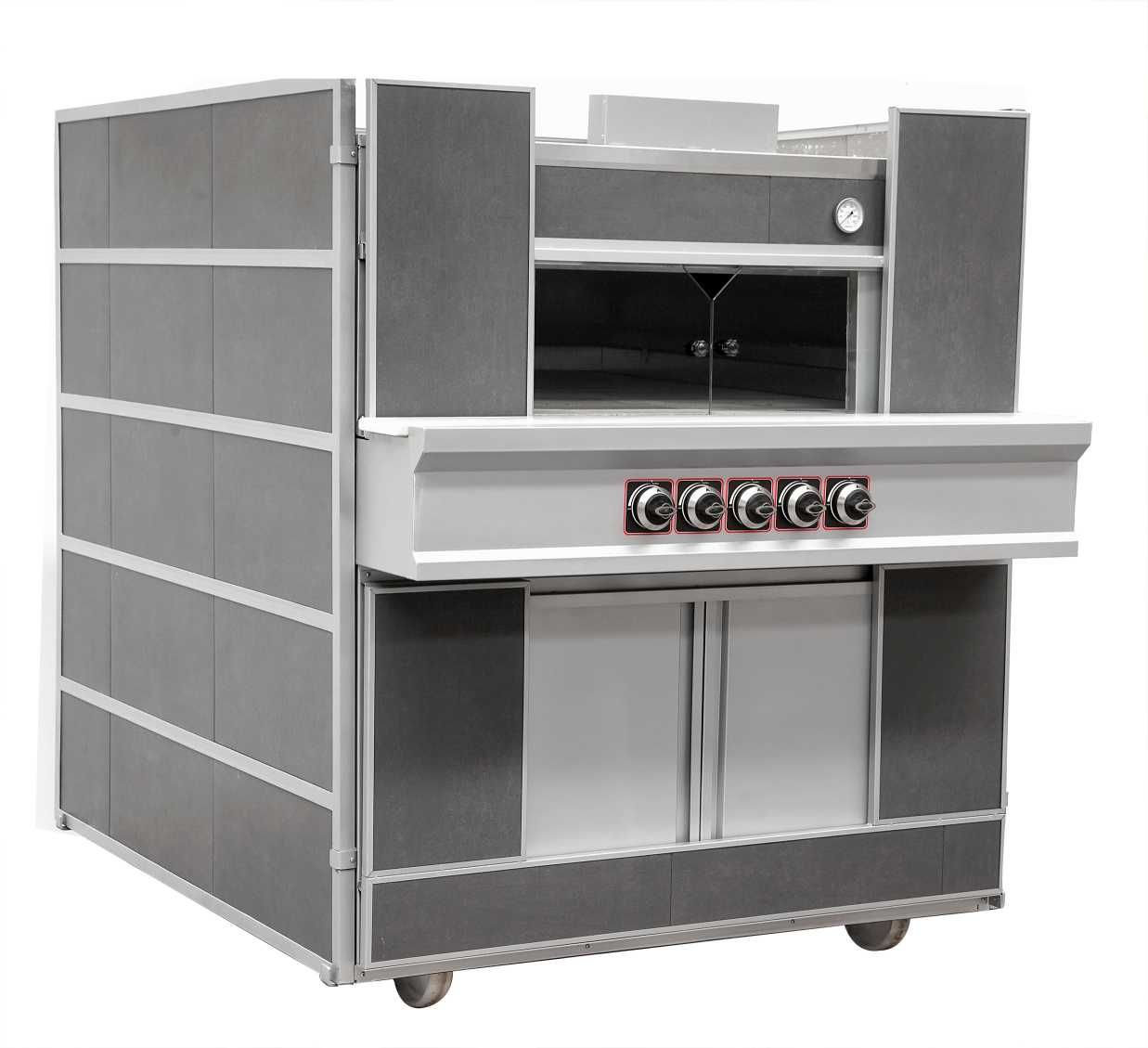 Empero PLF.D1 Pide Lahmacun Fırını Gazlı Emniyet Ventilli 120x120 cm