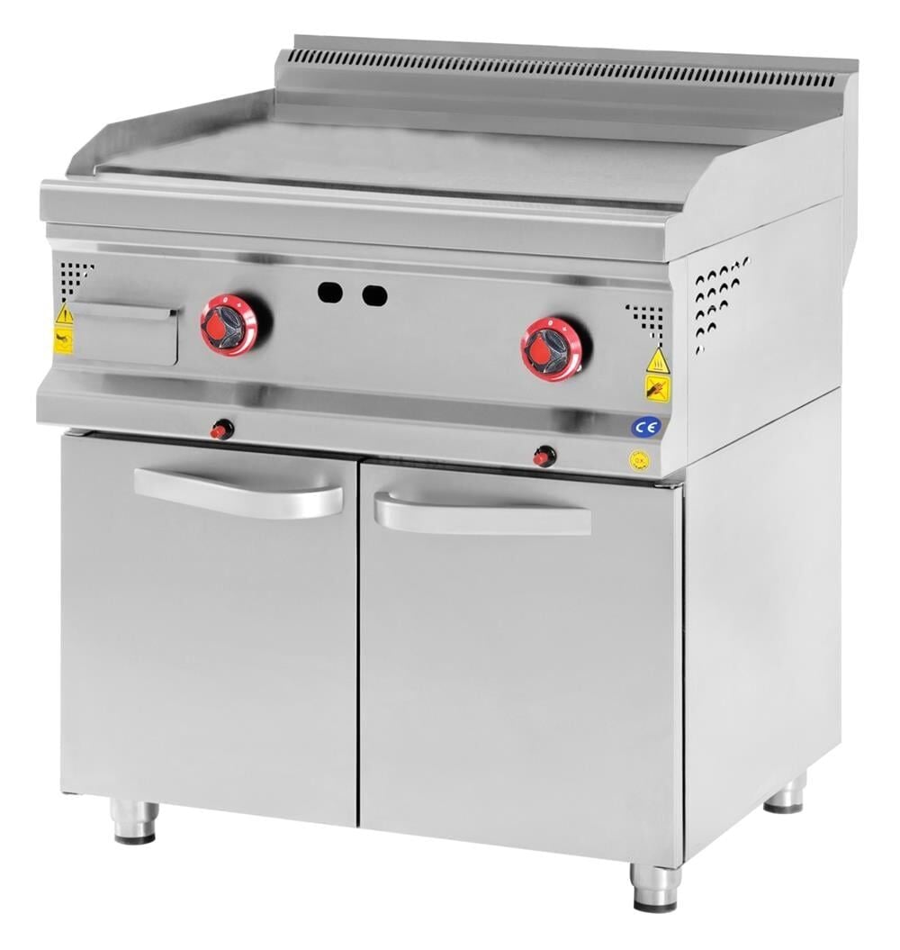 CSA Gazlı Düz Pleyt Izgara Alt Dolaplı 80x90x85 cm KRCS.IZDPG.890