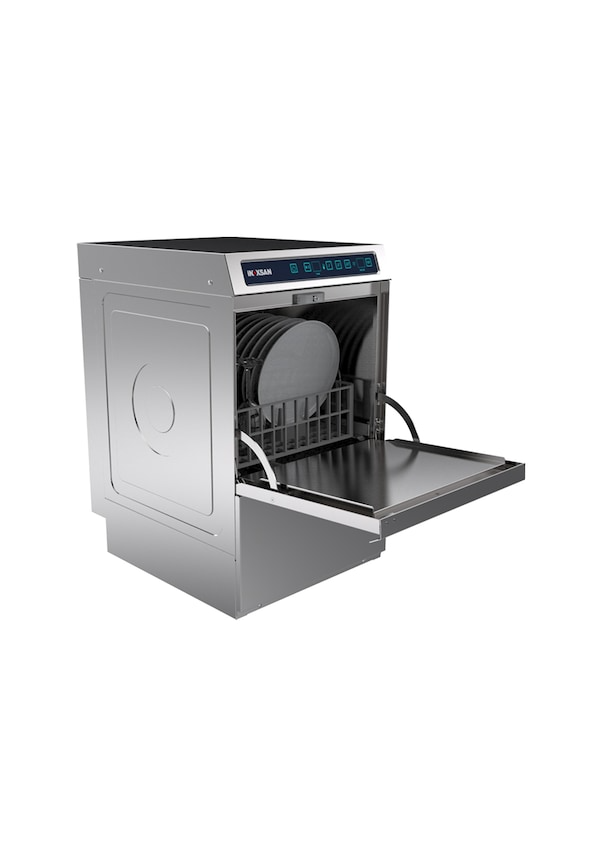 İnoksan Bardak Yıkama Makinesi, 40 Sepet/Saat Kapasiteli, Parlatıcı Pompalı