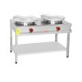Himaksan HMK-TBTNOG 2 Taban Raflı Çiftli Tantuni Ocağı Doğalgazlı 120x60x85 cm