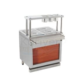 Görkem 4xGN1/2 Sıcak Servis Ünitesi LPG'li 85x65cm 907