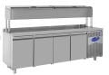 CSA CS-TEK-4-700-YM 4 Kapılı Yükseltilmiş Make Up Buzdolabı 632 Litre 235x70x137 cm 304K