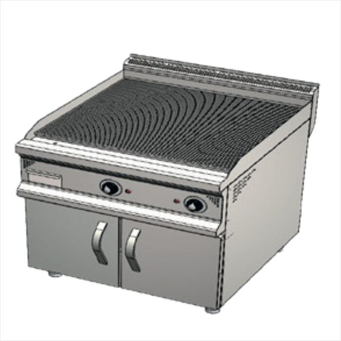 CSA Karacasan 900 Seri Dolaplı 120 cm Elektrikli Tam Kanallı Izgara 120x90x85Cm KRCS.IZDTE.1290