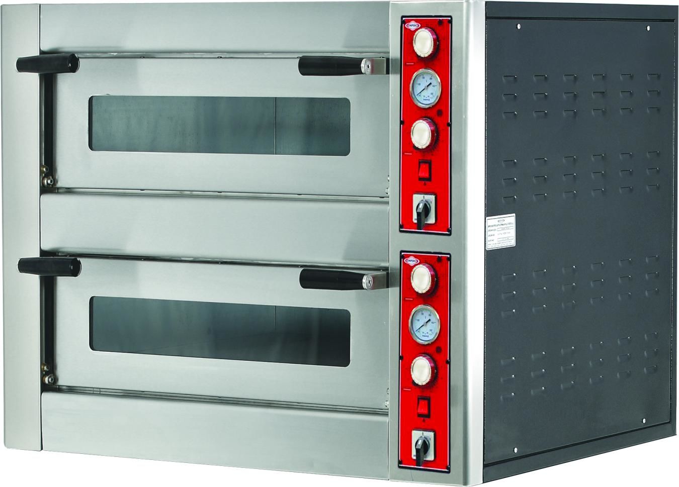 Empero EMP.8+8 Pizza Fırını İki Katlı 8 Pizzax33cm Kapasiteli Elektrikli