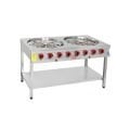 Himaksan HMK-TBMBROG 2 Taban Raflı Motorlu Çiftli Börek Ocağı Lpg li 130X70X85 cm
