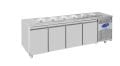 CSA CS-TEZ-4-700-SHS 4 Kapılı Havuzlu Salad Bar Buzdolabı 632 Litre 235x70x85 cm 430K