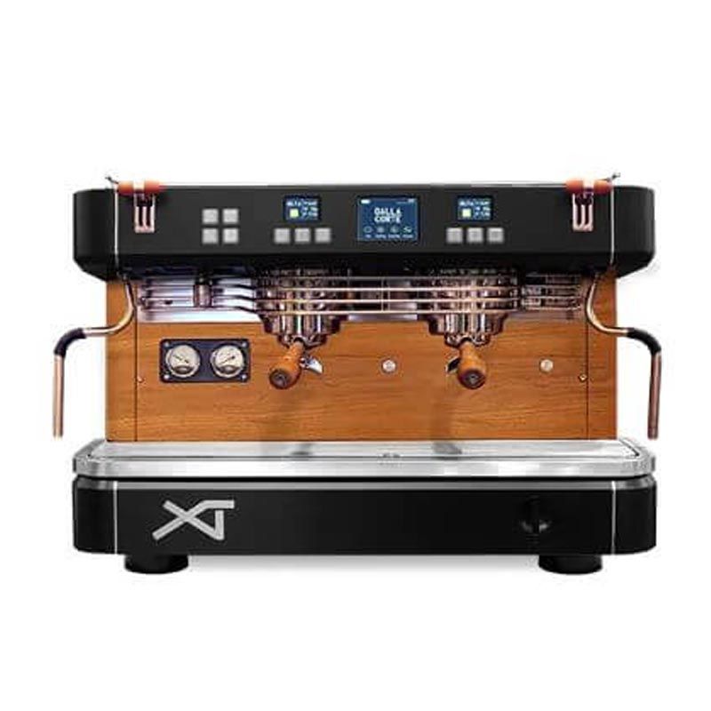 Dalla Corte XT Barista Espresso Kahve Makinesi, 2 Gruplu, Siyah Ceviz