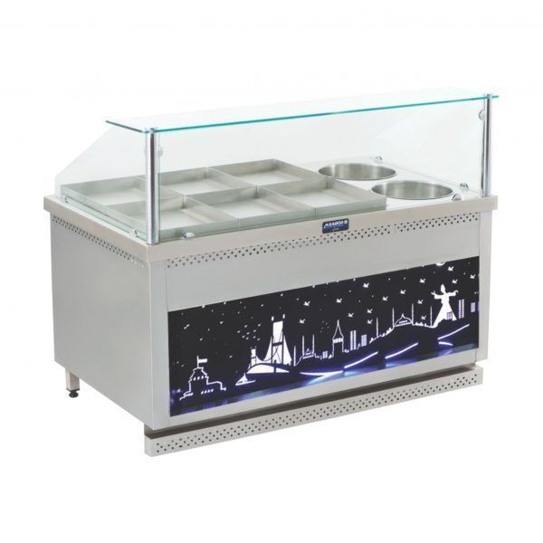 Görkem 12+2 Kuru Yemek Tezgahı Doğalgazlı 235x85x85/125 cm 950