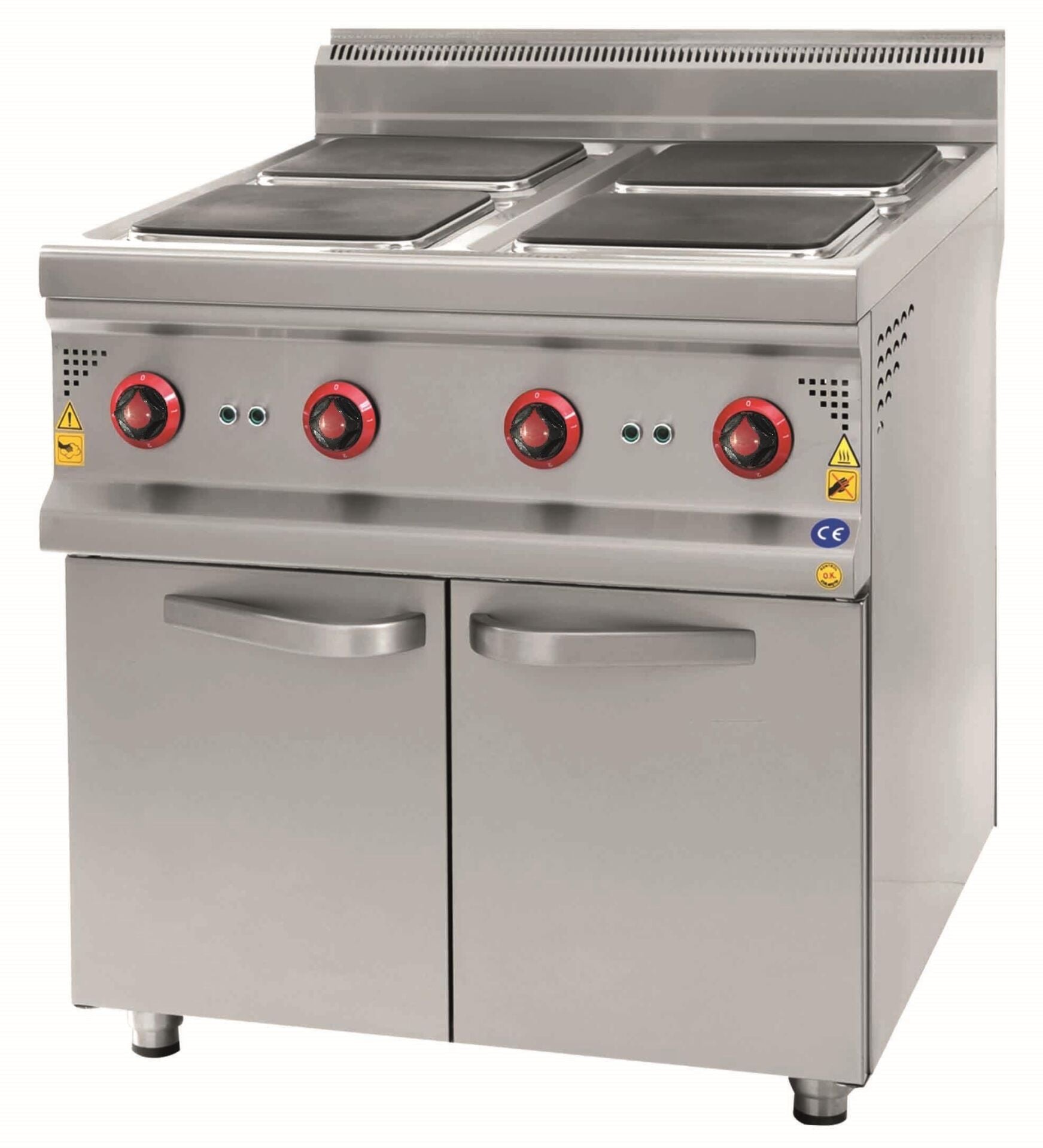 CSA 4 lü Elektrikli Ocak Alt Dolaplı 80x90x85 cm KRCS.DOE.890