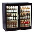 CSA CS-B-250 Bar Arkası 2 Kapılı Şişe Soğutucu Dolap 210 LT 92x50x91 cm Siyah