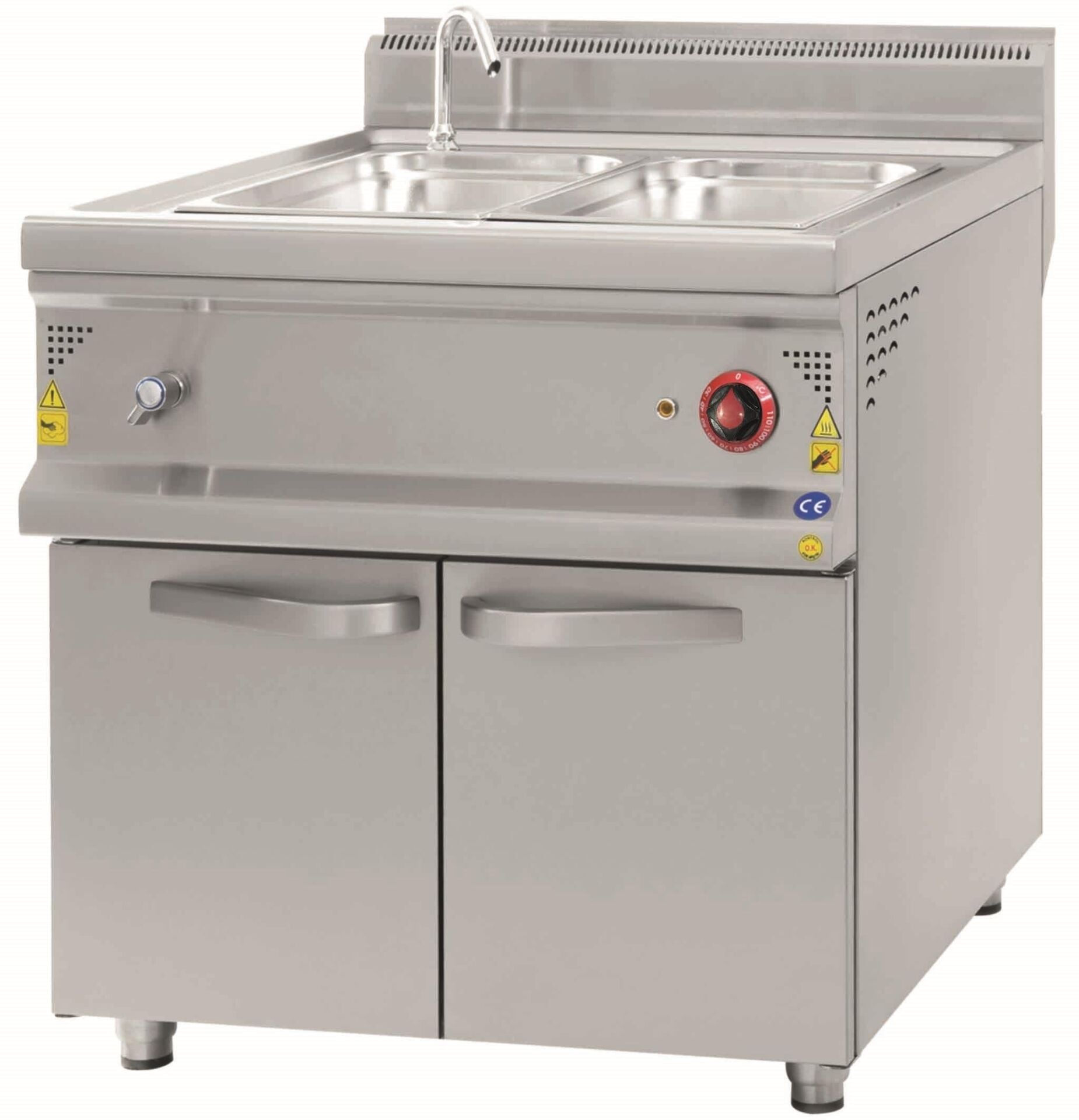 CSA Elektrikli Sos Benmari Alt Dolaplı 80x90x85 cm KRCS.DBE.890