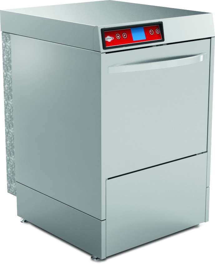Empero EMP.500-D-380 Set Altı Dijital Bulaşık Makinesi Çift Cidarlı Deterjan ve Parlatıcı Pompalı 500 Tabak/Saat 380V