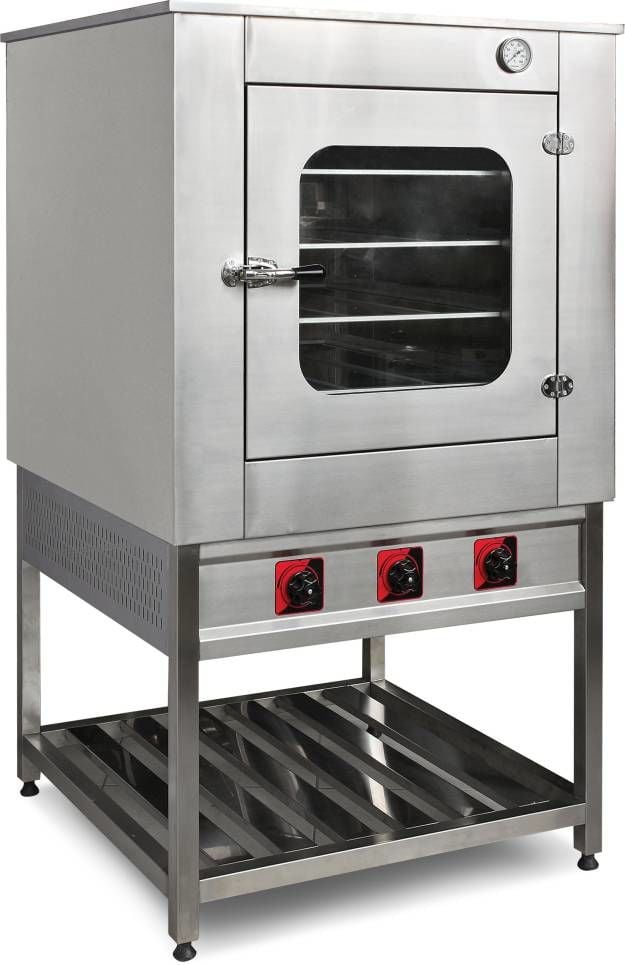 Empero PBF.D1 Pasta Börek Fırının Emniyet Ventilli 95x95x170cm Gazlı