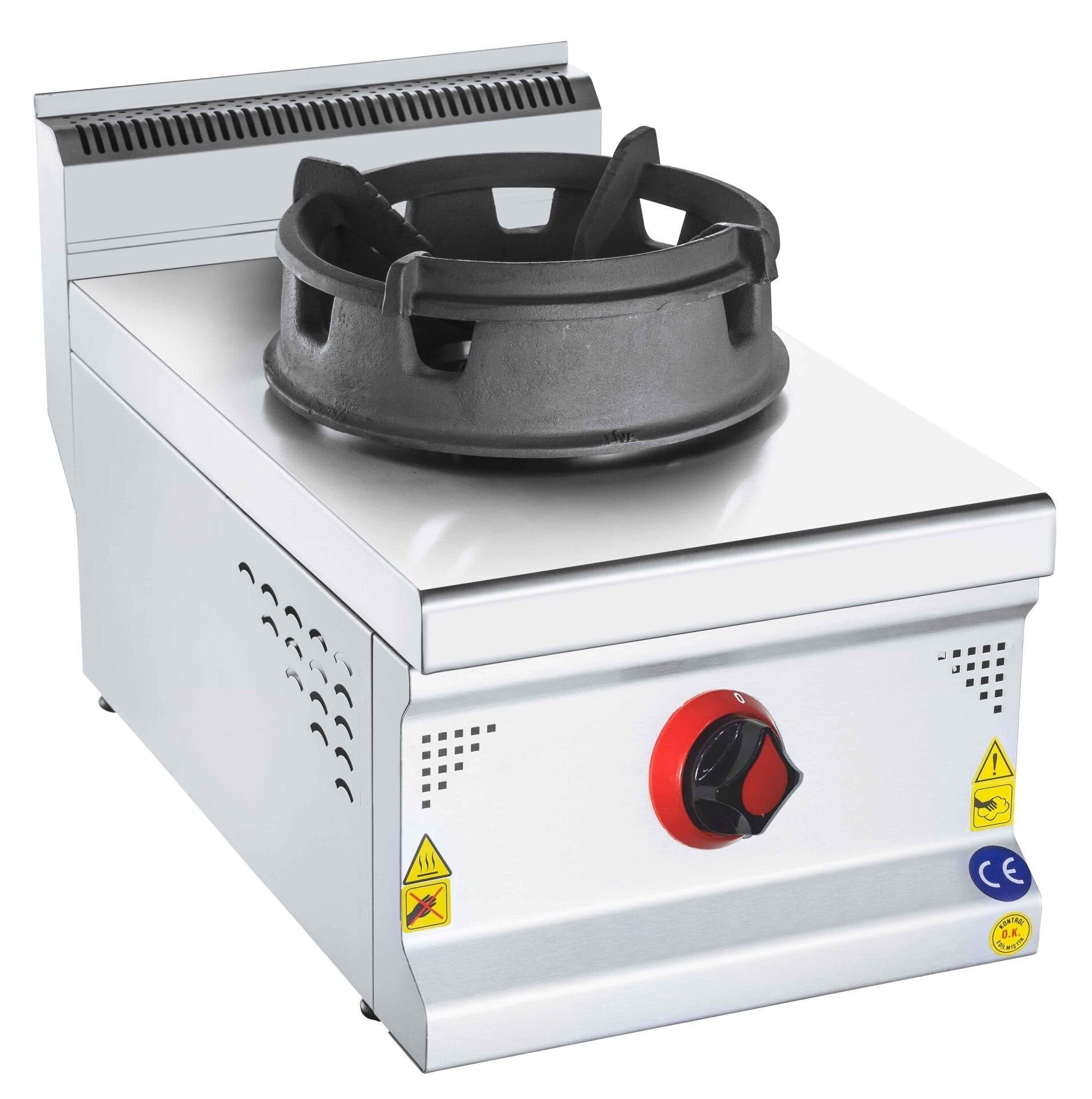 CSA Gazlı Wok Ocak Tekli Set Üstü 40x90x30 cm KRCS.SWOGL.490