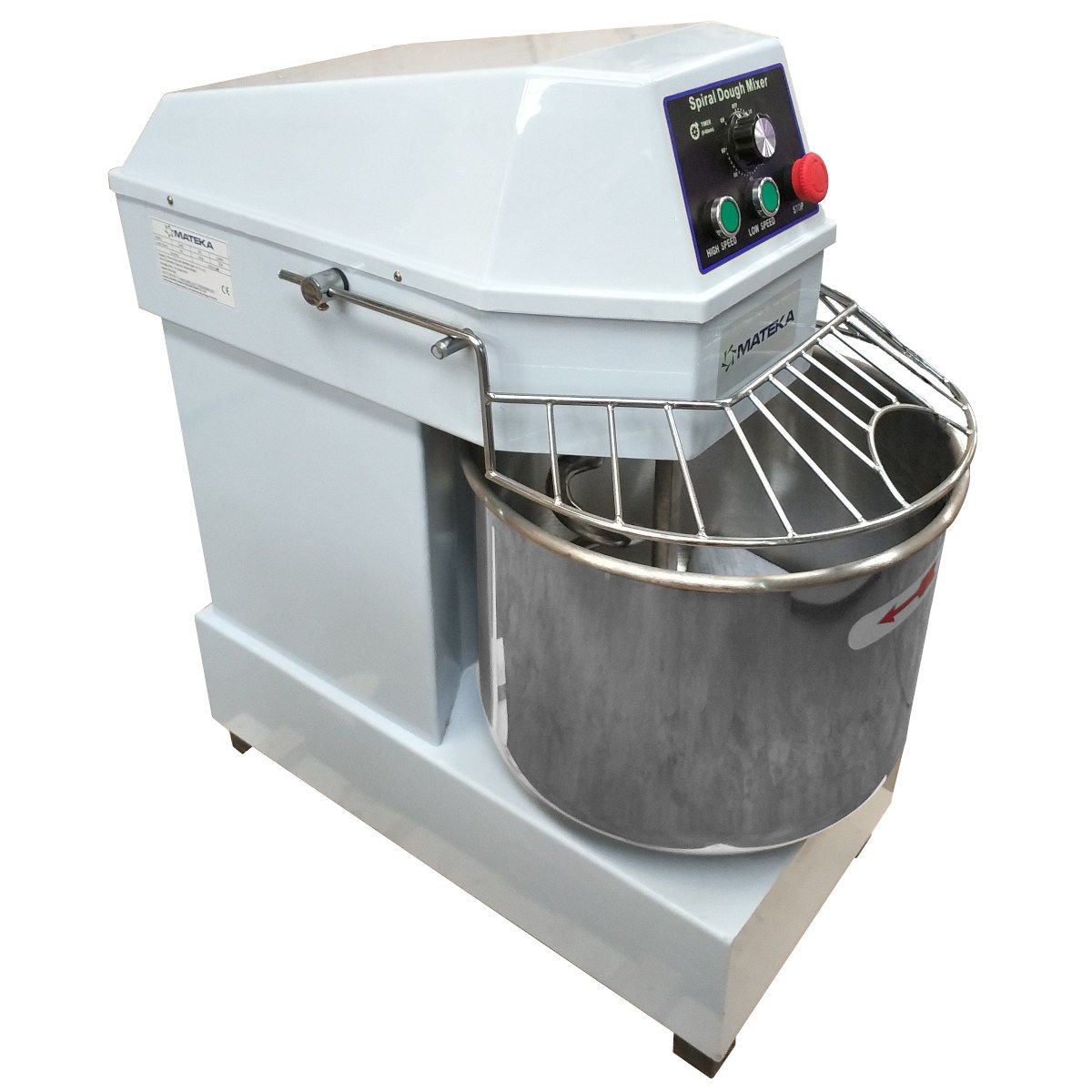 Mateka 40 LT 2 Hızlı Spiral Hamur Yoğurma Makinesi 220 V CSH 40M