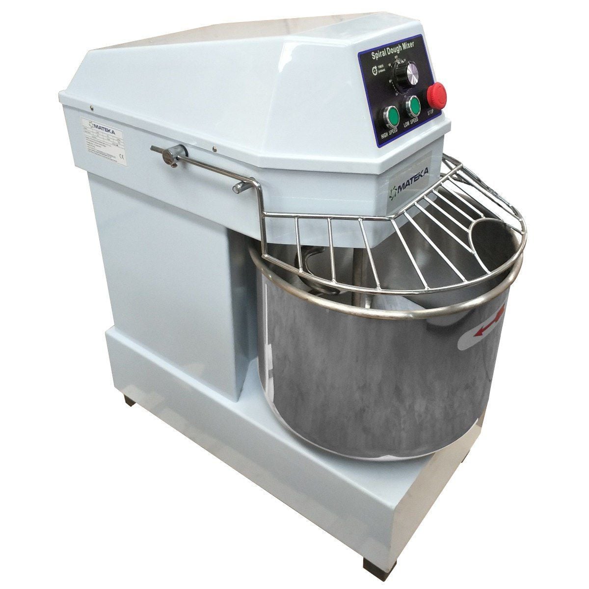 Mateka 60 LT 2 Hızlı Spiral Hamur Yoğurma Makinesi 380 V CSH 60T