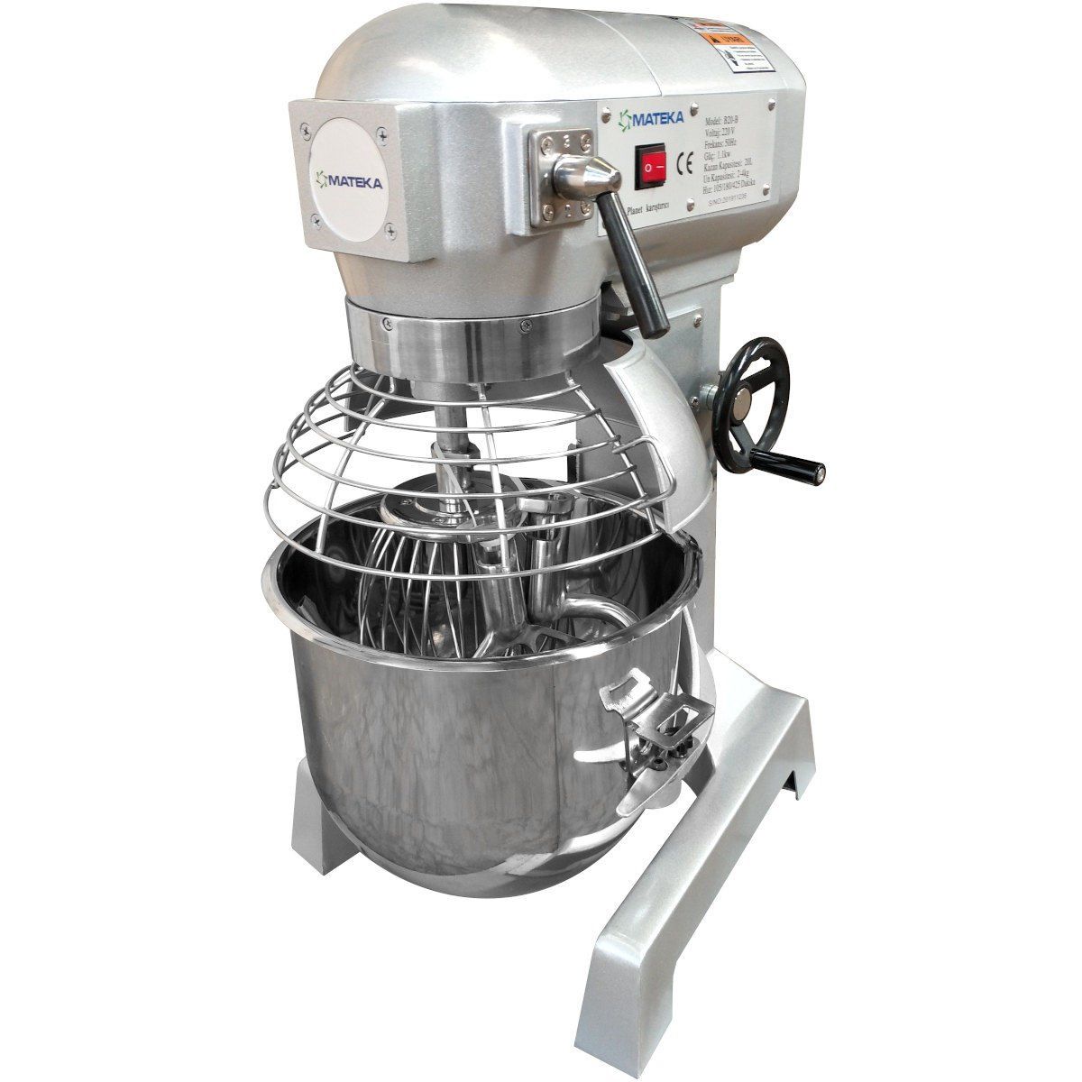 Mateka 20 LT 3 Hızlı Planet Mikser 220 V CRB 20m