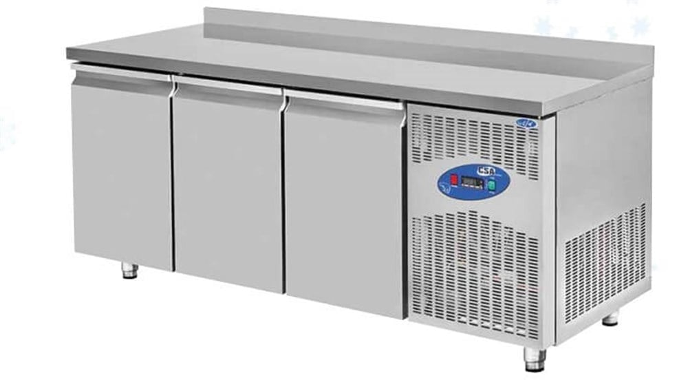 CSA 3 Kapılı Tezgah Tipi Buzdolabı 430 Kalite 188x60x85 Cm CS.TEZ.3.600