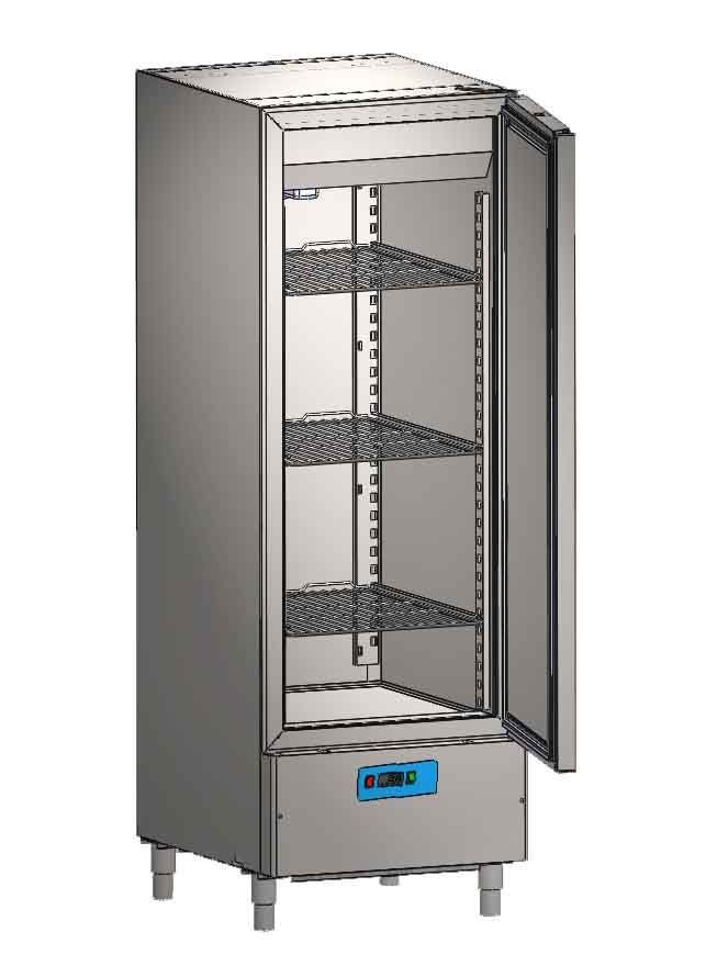 CSA CS.DBLK.700.AK Dik Tip Alttan Motorlu Derin Dondurucu 700 Litre 70x81x207 cm 304K