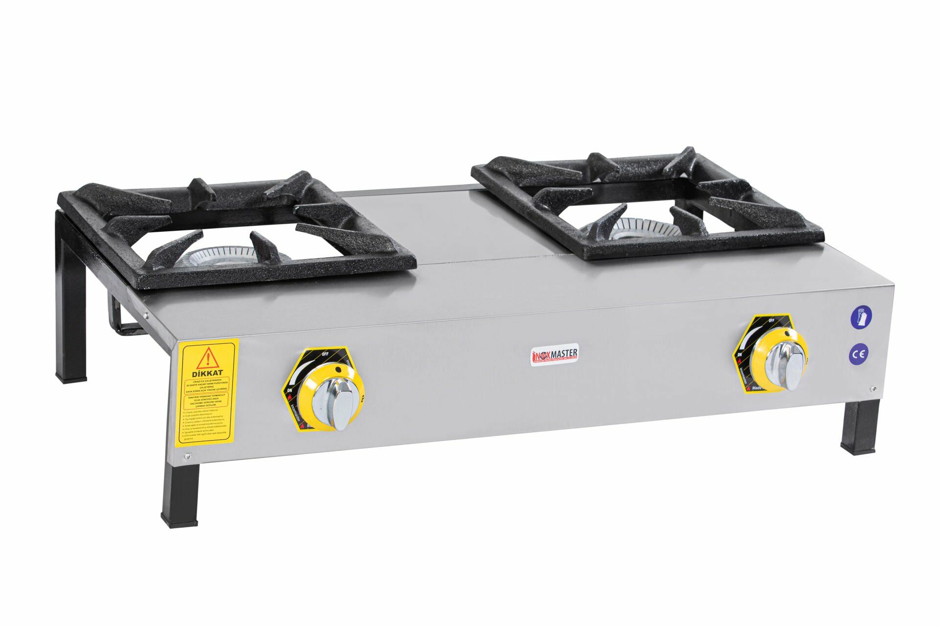 inoxMaster Tekli Lokanta ocağı Kısa ayak DG/LPG MR-LKK-4