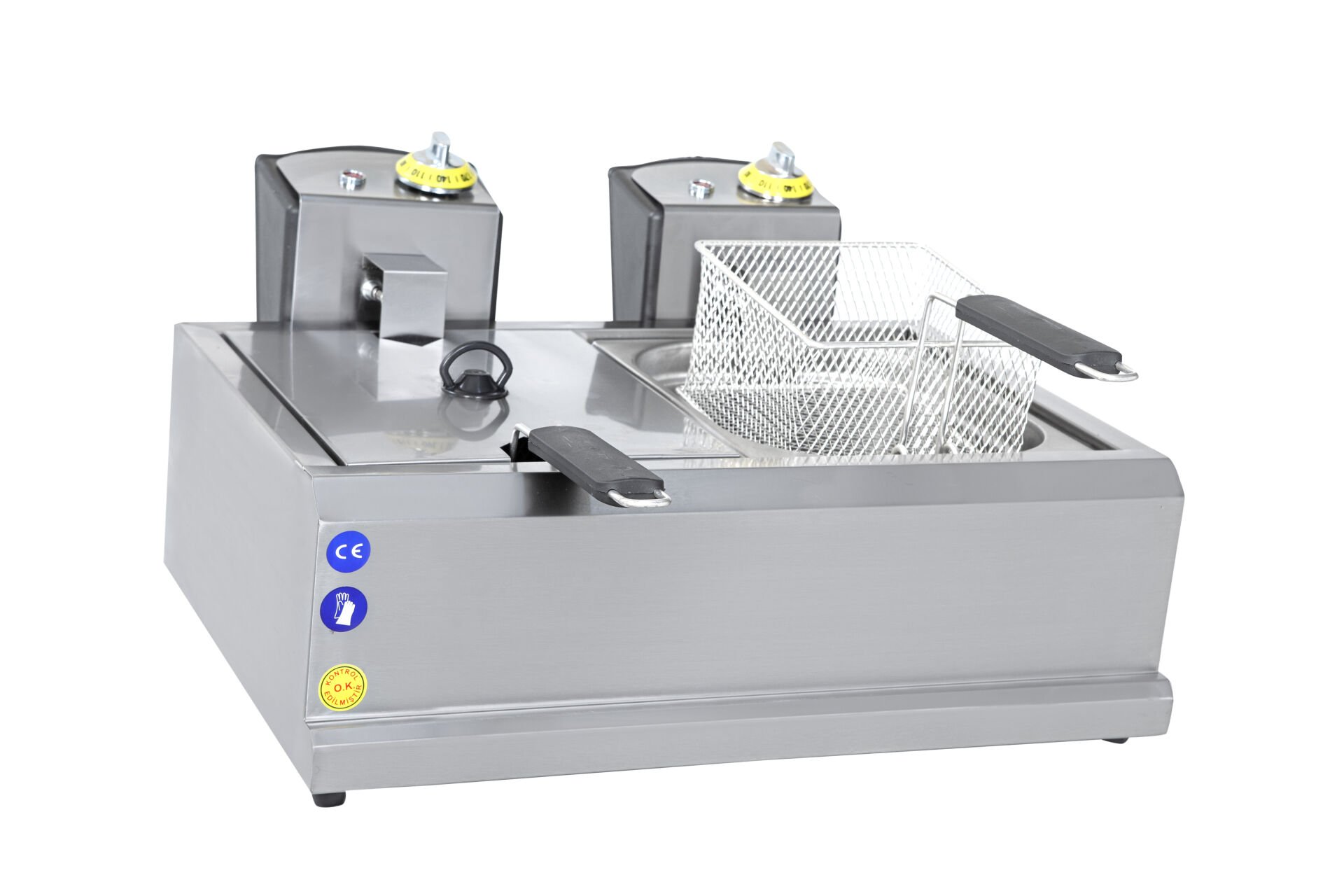 İnoxmaster Elektrikli Fritöz Ekonomik İMR-FE-5+5