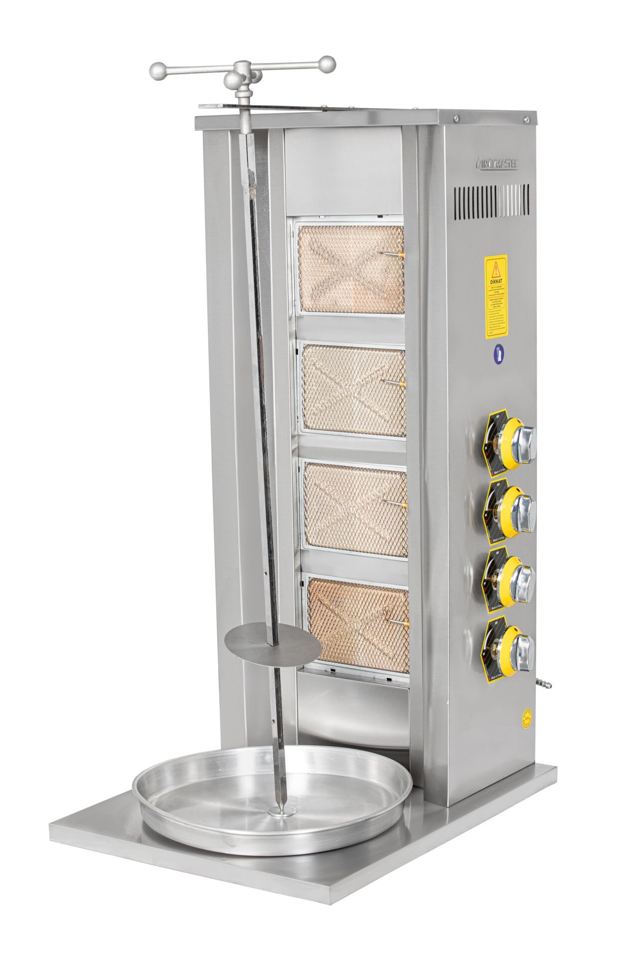 İnox Master 4'Lü Döner Ocağı Gazlı / Lpg İMR-DNR-401