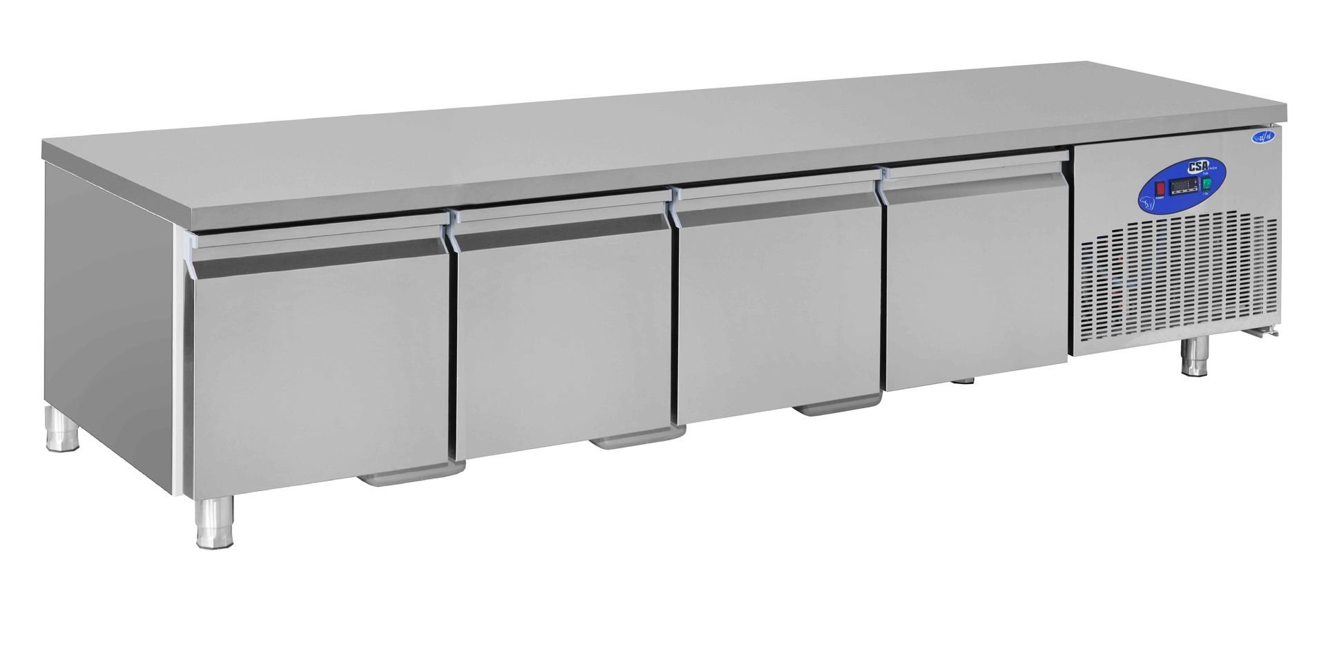 CSA CS-CİH-4-600 Cihaz Altı 4 Kapılı Buzdolabı 265 Litre 235x60x60 cm 430K