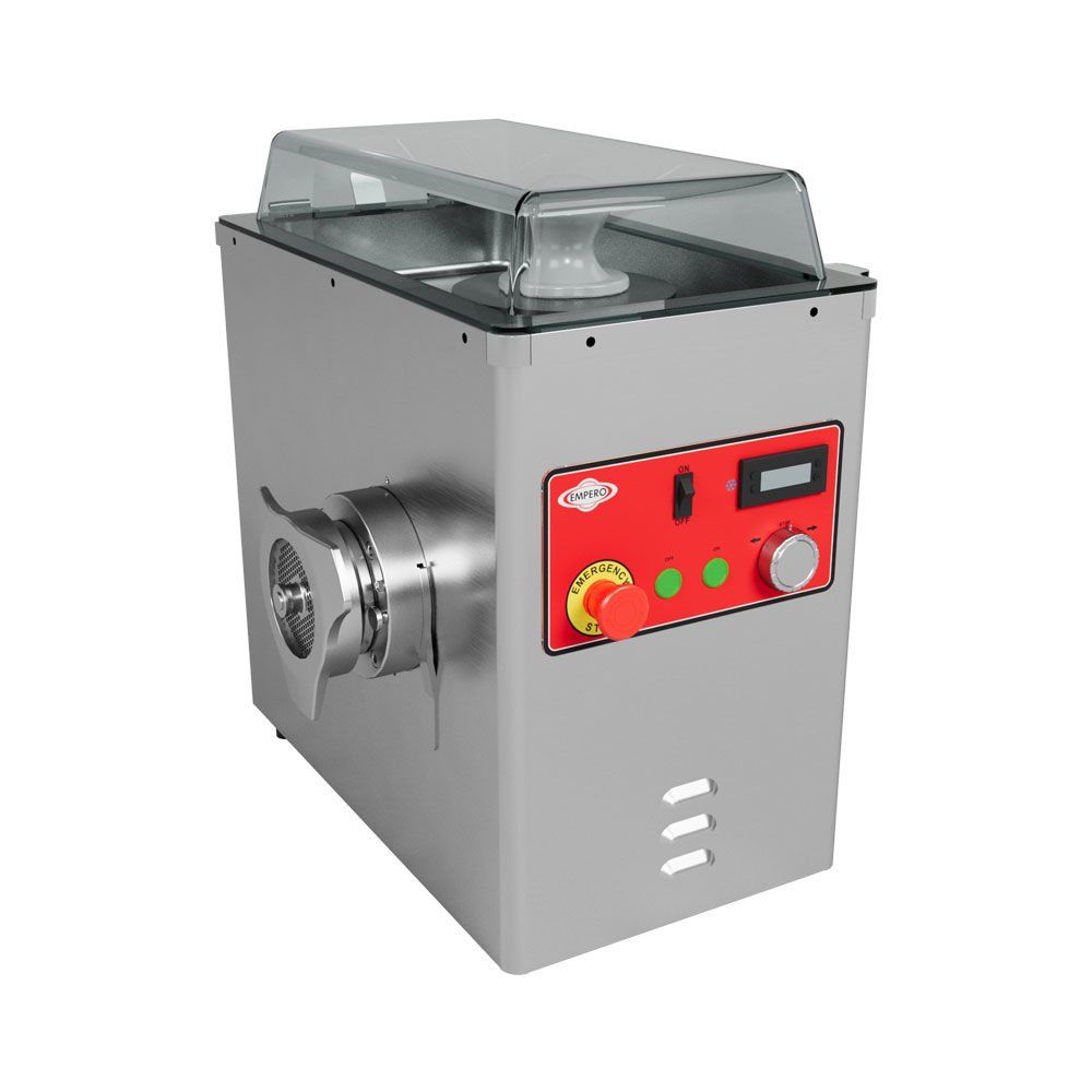 Empero EMP.PLS.MM.32.09-S Plus Paslanmaz Soğutmalı Et Kıyma Makinesi No:32 500 kg/saat 220V