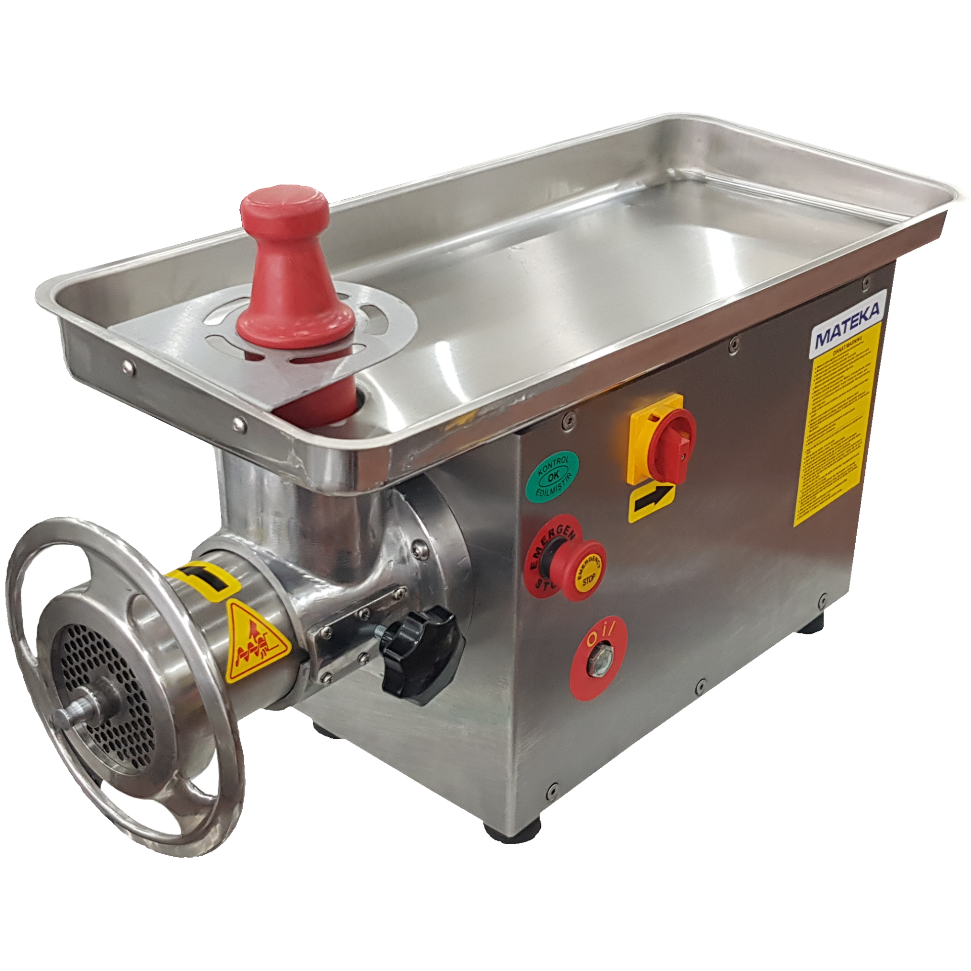 Mateka No:32  600 Kg/Saat Et Kıyma Makinesi Sök Tak Kafa 380 V EKA 32t