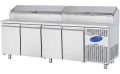 CSA CS-TEK-4-700-MAKEUP 4 Kapılı Pizza Hazırlık Buzdolabı 632 Litre 235x70x109 cm 304K