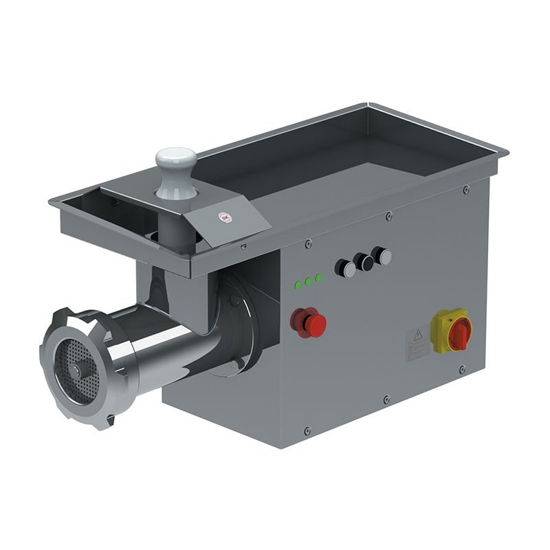 Mateka No:42  800 Kg/Saat Et Kıyma Makinesi Yekpare Paslanmaz Kafa 380 V EPS 42t