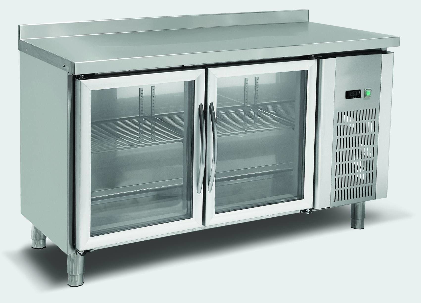 Empero  EMP.150.70.03-CLS Tezgah Tipi 2 Cam Kapılı Buzdolabı 300 lt 150x70x85 cm