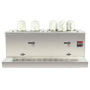 Ateşe Cappadocia Dijital 5 Demlikli Çay Kazanı, 30+30 L, Gaz+Elektrikli, Inox