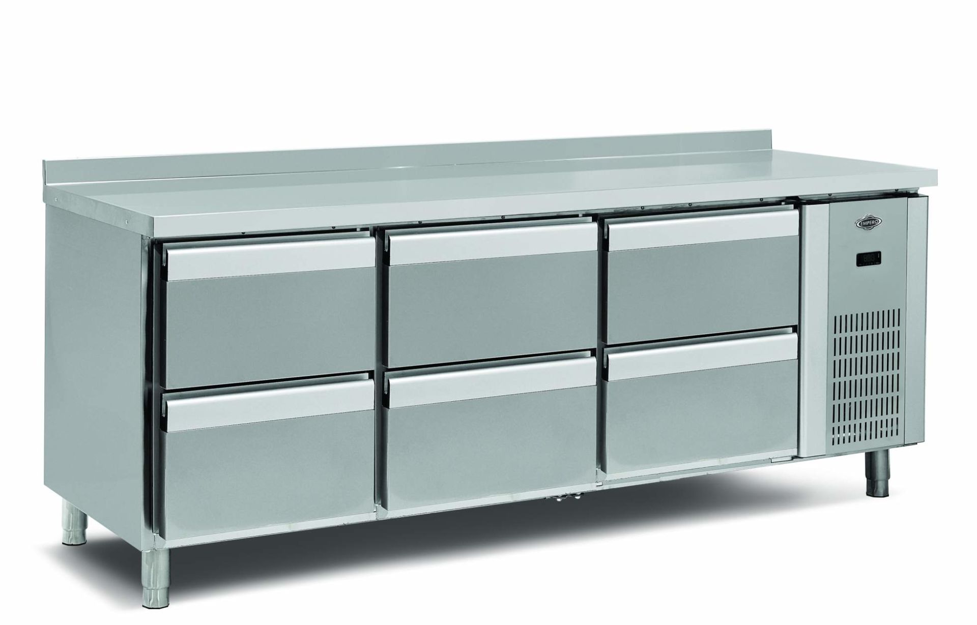 Empero EMP.200.70.01-6C Tezgah Tipi 6 Çekmeceli Buzdolabı 500 lt 200x70x85 cm