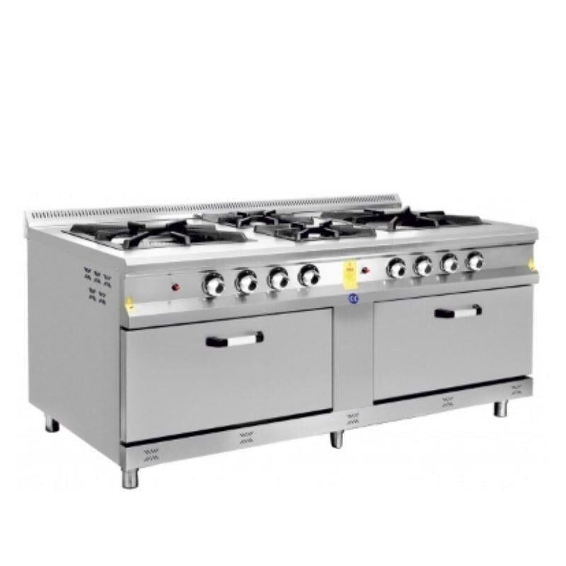 CSA Gazlı 6'lı Ocak Alt Dolaplı Ce Belgeli 200x100x85 cm KRCS.SDKZL.2010.CE