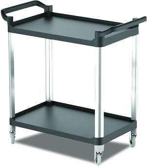 Empero EMP.PSV.02 Plastik Servis Arabası 2 Katlı 50x80x97 cm