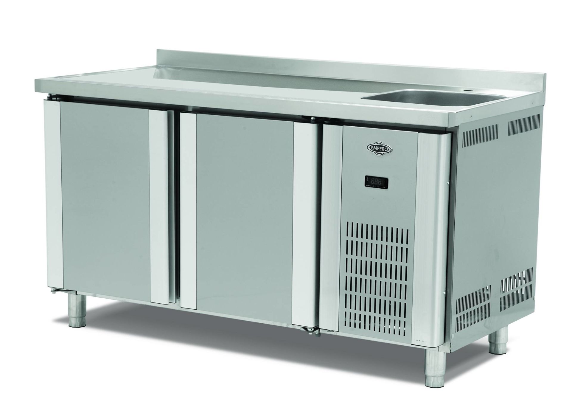 Empero EMP.150.70.01-EV Evyeli Tezgah Tip Buzdolabı 2 Kapılı 300 lt 150x70x85 cm