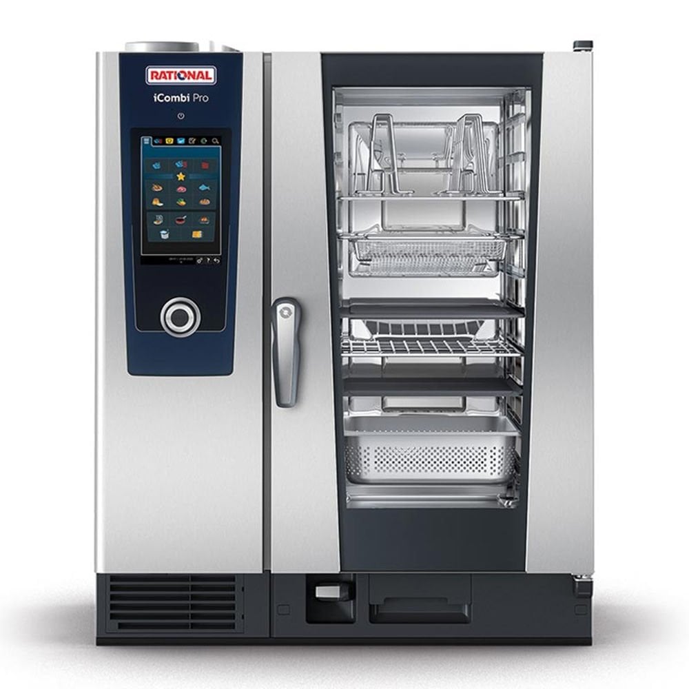 Rational iCombi Pro  10x1/1 GN Kapasitel Kombi Fırın Gazlı ICP101G