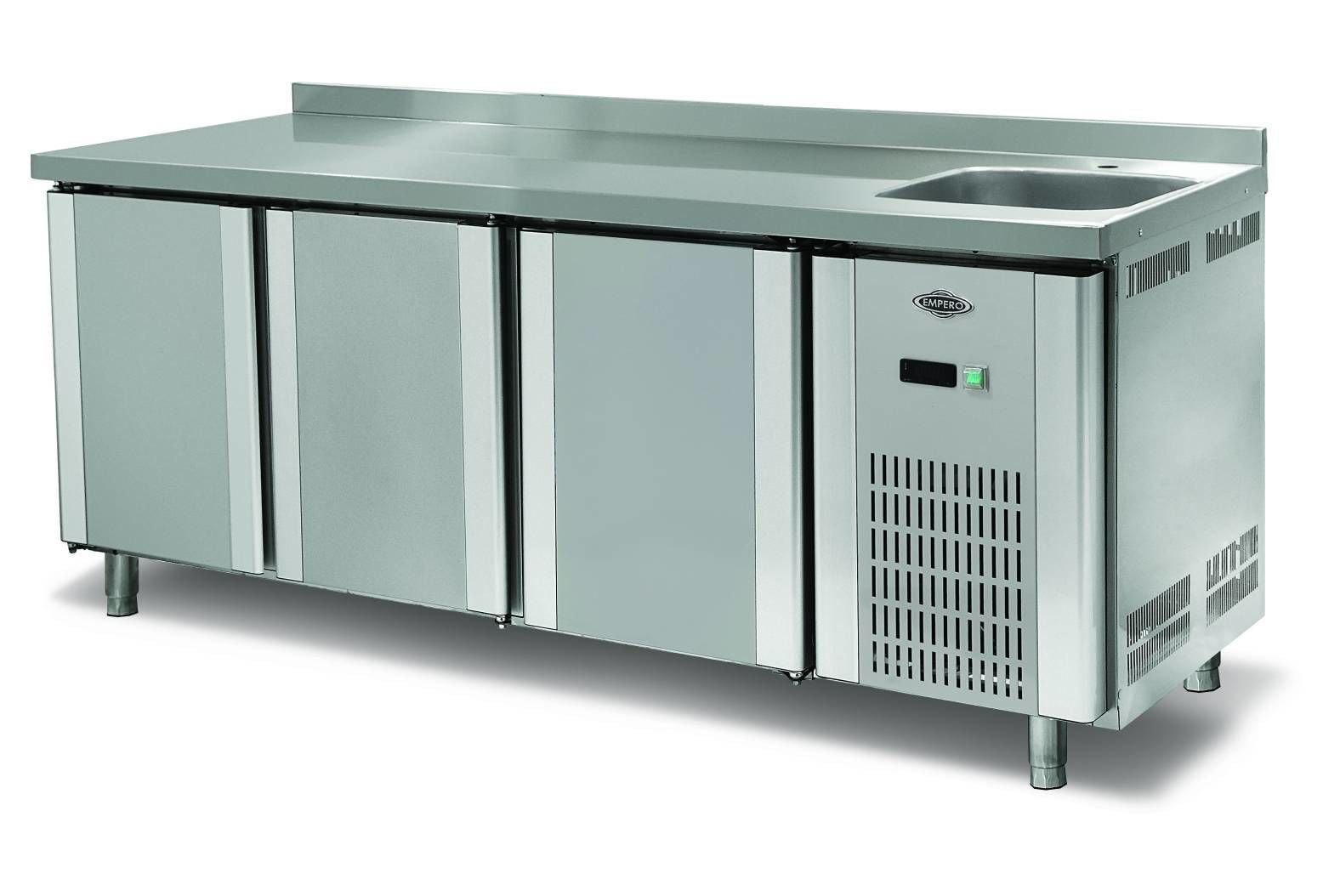 Empero EMP.200.70.01-EV Evyeli Tezgah Tip Buzdolabı 3 Kapılı 500 lt 200x70x85 cm