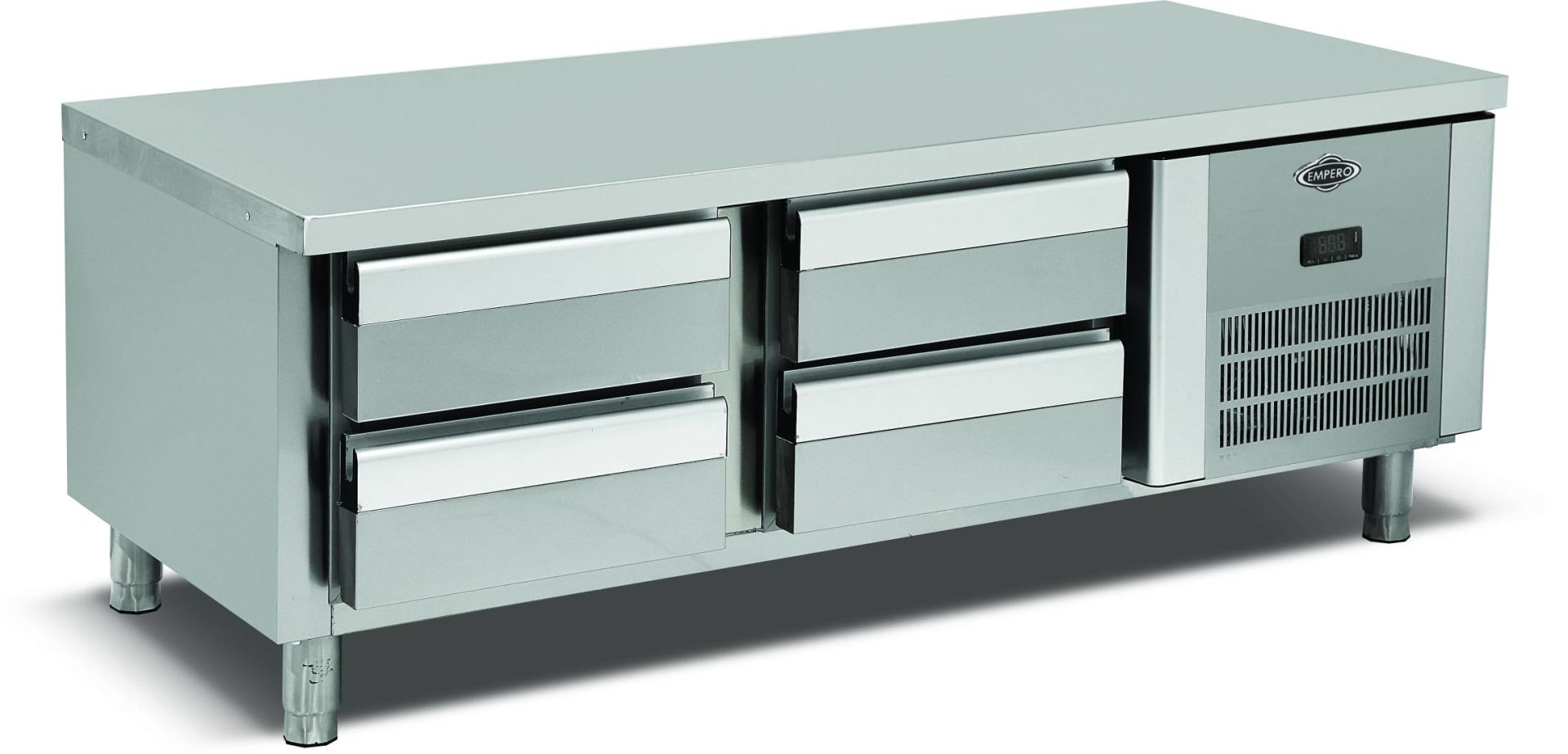 Empero 160.60.01-S Set Altı 4xGN2/3-200 Çekmeceli Buzdolabı 160x60x60 cm